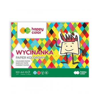 Happy Color Blok Wycinanka A4 10 Ark. 100 G.