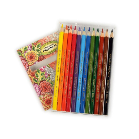 Koh-I-Noor Colour Your Days Uniwersalny Kalendarz Do Kolorowania + 12 Kredek Polycolor