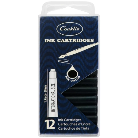 Conklin Naboje Do Pióra Czarne 12 Szt. Ck70070