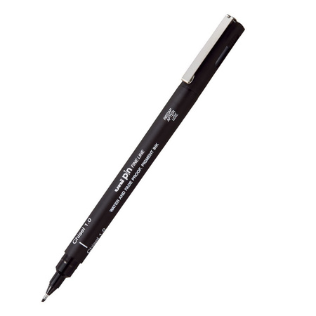 Uni Pin Cienkopis Kreślarski Ścięta Końcówka Cs1 Black