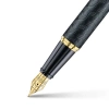 Sheaffer Pióro Wieczne 300 Czarny Mat Z Wzorem Skuwka Chrom Pozłacane 9347