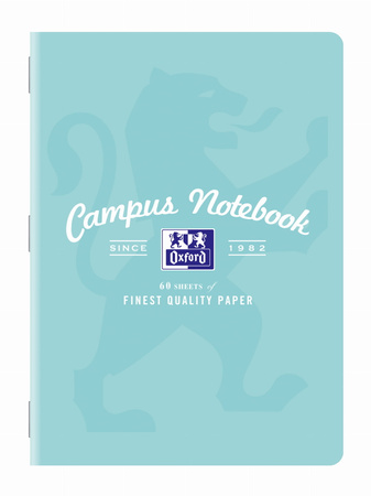 OXFORD ZESZYT A5 60K. KRATKA CAMPUS PASTEL