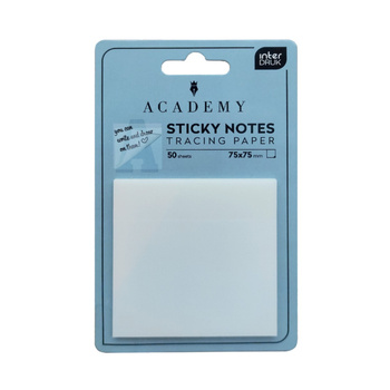 Interdruk Karteczki Przezroczyste 75x75mm 50a Frost Academy