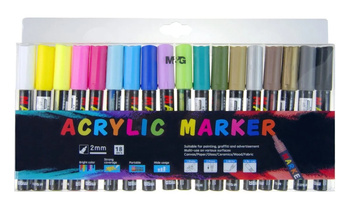 M&G Markery Akrylowe Zestaw 18szt.