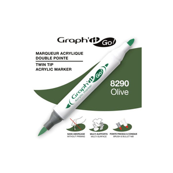 Graph'it Go! Marker Akrylowy Dwustronny Olive 8290
