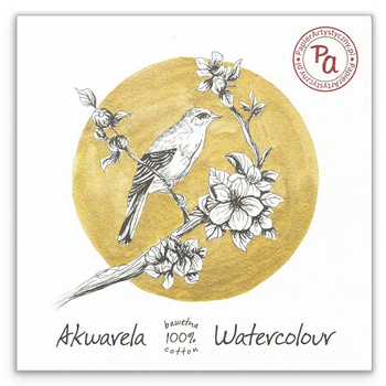 Pa Blok Do Akwareli 20x20cm 300g 15a Cold Pressed Sójka 4020