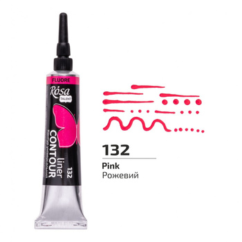 Rosa Talent Konturówka Universal Fluorescencyjna Pink 20 ml