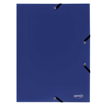 Spree Teczka z Gumką A4 PP Niebieska