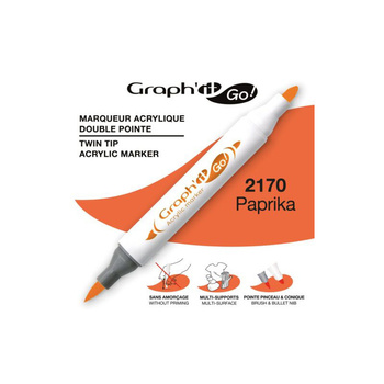 Graph'it Go! Marker Akrylowy Dwustronny Paprika 2170