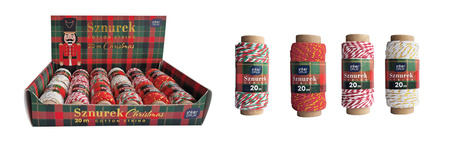 Interdruk Sznurek 20m Christmas