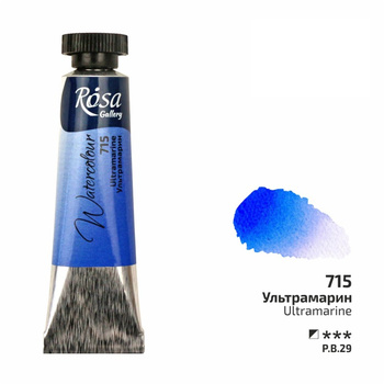 Rosa Gallery Farba  Akwarelowa  Ultramarine 715 10 Ml Tuba