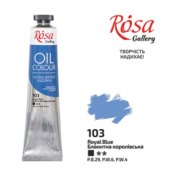 Rosa Gallery Farba Olejna Royal Blue 103 45 Ml