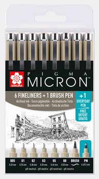 Zestaw Pigma Micron Set 7+1 Poxsdk8s
