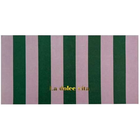 Interdruk Koperty Podarunkowe 22x11 Cm 5 Szt. Gold