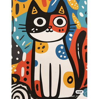 Malowanie Po Numerach Podobrazie 40x50 Cm Niki4 Kot Picasso