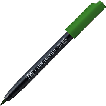 Kuretake Pisak Fudebiyori Deep Green Zig