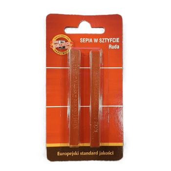 Koh-I-Noor Sepia Rudy Brąz W Sztyfcie 4393 7x7 Mm 2 Szt. Na Blistrze