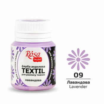 Rosa Talent Farba Do Tkanin Lavender 09 20 Ml