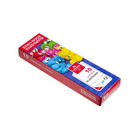 Koh-I-Noor Plastelina 1315s1 10 Kolorów 200 G. Op. Kartonowe