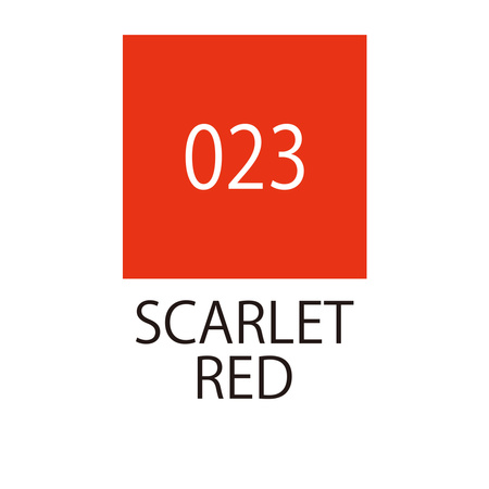 Kuretake Pisak Fudebiyori Scarlet Red Zig