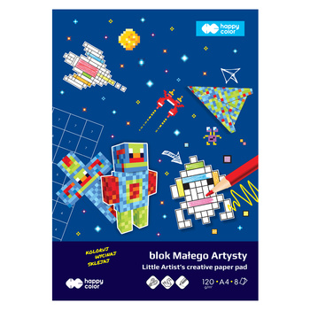 Happy Color Blok Małego Artysty A4 120g 8a Pixi Planet