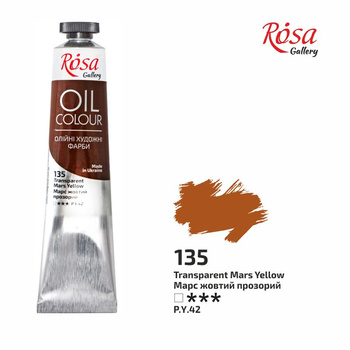 Rosa Gallery Farba Olejna Transparent Mars Yellow 135 45 Ml