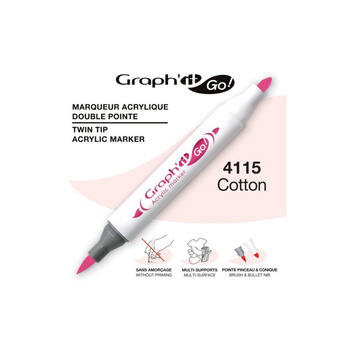 Graph'it Go! Marker Akrylowy Dwustronny Cotton 4115