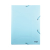 Spree Teczka z Gumką A4 PP Niebieska Pastelowa