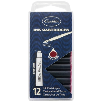 Conklin Naboje Do Pióra Bordowe 12 Szt. Ck70079