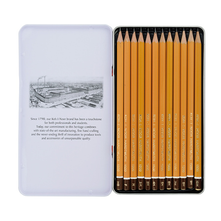 Koh-i-noor Ołówek Grafitowy 1502/I Technic Hb-10h Kpl. 12 Szt.
