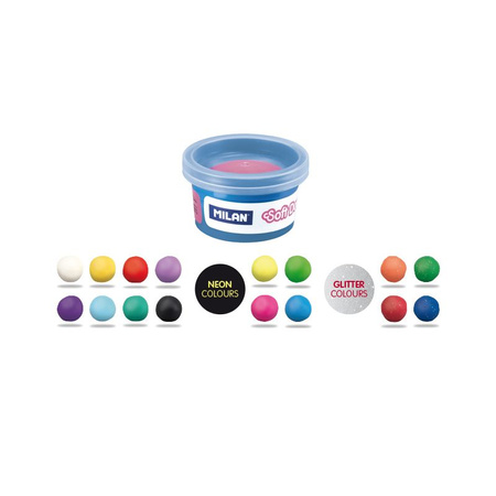 Milan Ciastolina Super Colours 16 Kol.X30g