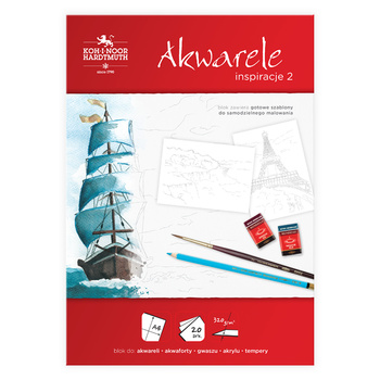 Koh-i-noor Blok Inspiracje2 - Akwarele A4, 20 Ark. 320 G.