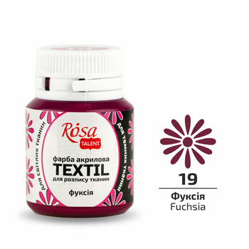 Rosa Talent Farba Do Tkanin Fuchsia 19 20 Ml