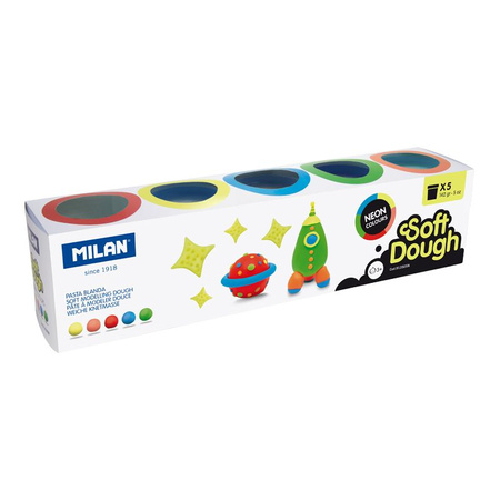 Milan Ciastolina 5 Kol. X 142g Neonowa