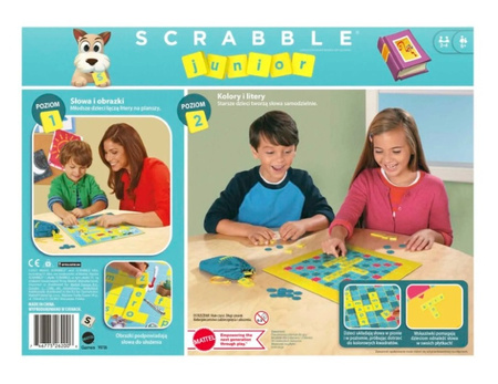 Mattel Scrabble Junior Gra Słowna