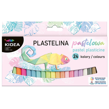 Kidea Plastelina Pastelowa 24 Kolory