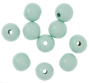 Dp Craft Koraliki Kulki Drewniane Miętowe 25 Mm 10 Szt.