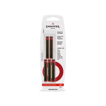 Sheaffer Naboje 5 Szt. Czerwone 96340