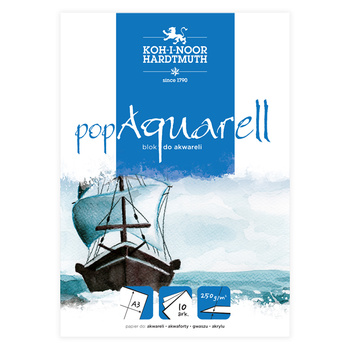 Koh-i-noor Blok Akwarelowy Popaquarell A3 10 Ark. 250 G.