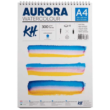 Aurora Blok Do Akwareli A4 300g 12a Spirala Cold Pressed 376003400