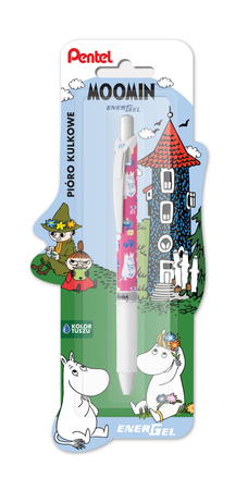 Pentel Energel Moomin BL77 Niebieski Impreza u Muminków