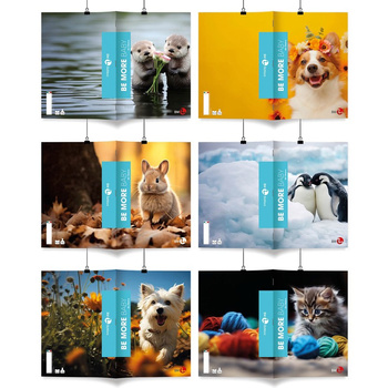 Be More Zeszyt A4 Baby Linia 96 Stron 100 G.