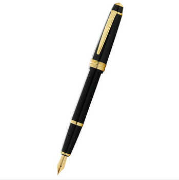 Cross Bailey Pióro Wieczne Czarne Błyszczące + Złocenia At0746-9ff