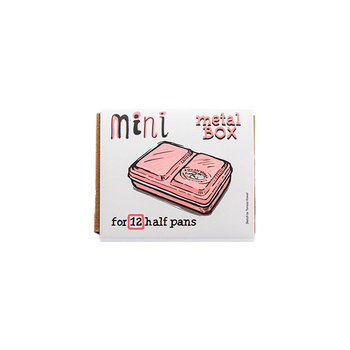Roman Szmal Kasetka Metalowa Na 12 Półkostek Mini Box Pink