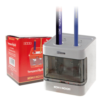 Koh-I-Noor Temperówka Elektryczna Podwójna Cube DAS8044 (+ Kabel USB)