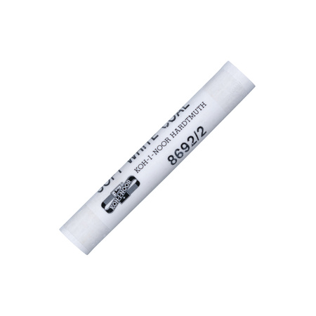 Koh-I-Noor Biały Węgiel Prasowany 8692/2 12 Mm Op. 4 Szt.