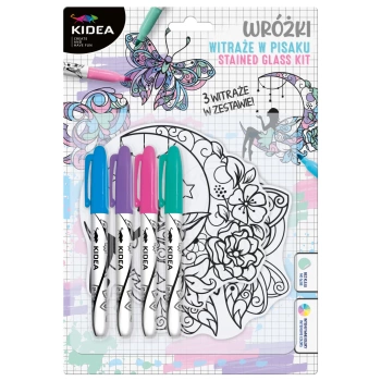 Kidea Witraże W Pisaku 3 Szt. Wróżki
