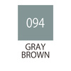 Kuretake Pisak Fudebiyori Gray Brown Zig