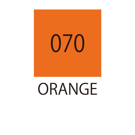 Kuretake Pisak Fudebiyori Orange Zig