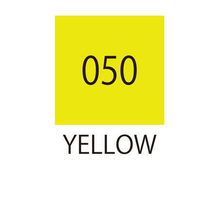 Kuretake Pisak Fudebiyori Yellow Zig